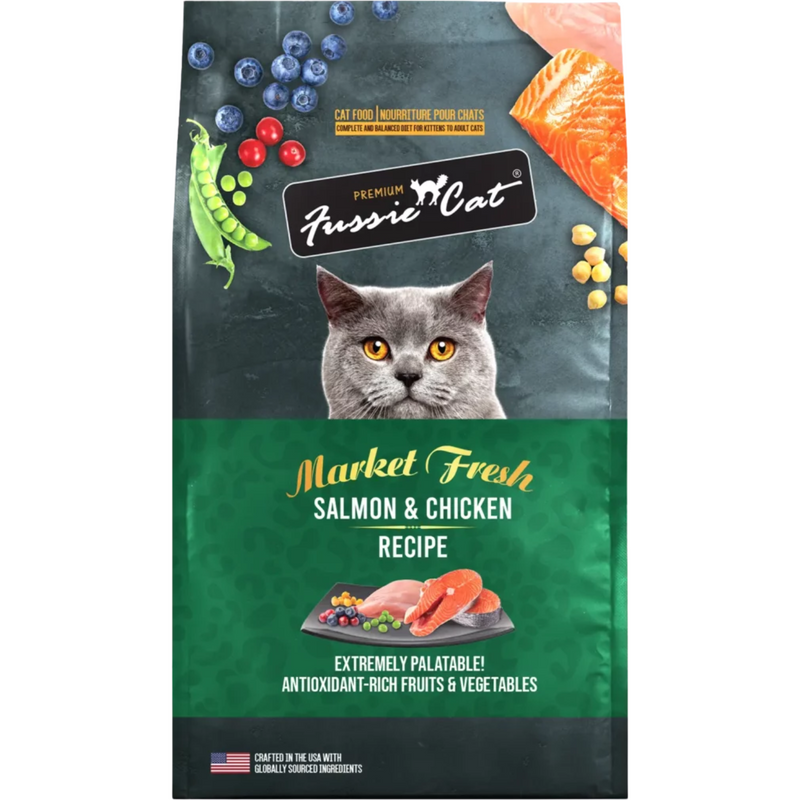 *(Please Use By 2026-12-30)* Dry Cat Food - Market Fresh - Salmon & Chicken Recipe - 10 Lb