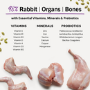 Freeze Dried Cat Food - Absolutely Rabbit - Dinner Morsels