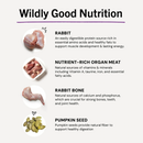 Freeze Dried Cat Food - Absolutely Rabbit - Dinner Morsels