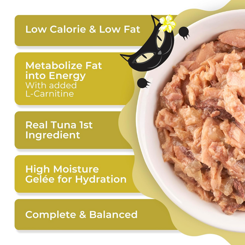 Wet Cat Food - GELÉE - Tuna Recipe in Gelée