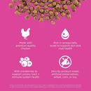 Dry Cat Food - SKIN + COAT CARE - Chicken Recipe with Grains