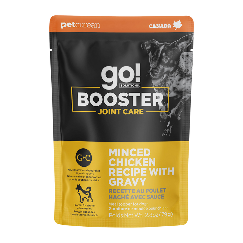 Wet Dog Food Topper - Joint Care Minced Chicken with Gravy Booster