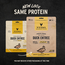 Freeze Dried Cat Food - Crunchy Mini Nibs - Duck