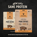 Freeze Dried Cat Food - Crunchy Mini Nibs - Pork