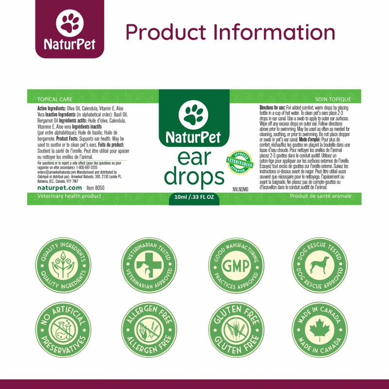 Tropical Care - Ear Drops for Dogs & Cats