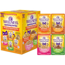 Wet Cat Food - Shredded & Mousse Favorites, Poultry Variety Pack - Adult