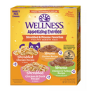 Wet Cat Food - Shredded & Mousse Favorites, Poultry Variety Pack - Adult