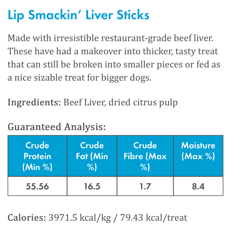 Snack Station - Lip Smackin’ Liver Sticks Dog Treat