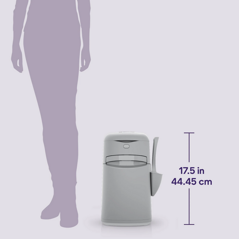 Cat Litter Disposal System - Easy Roll Pail with Scoop, Holder & Refill (Up To 4 Months)