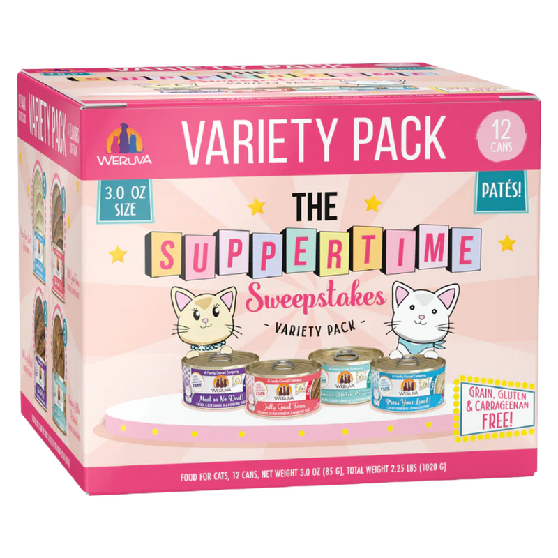 Canned Cat Food - Paté - THE SUPPERTIME Sweepstakes - Variety Pack