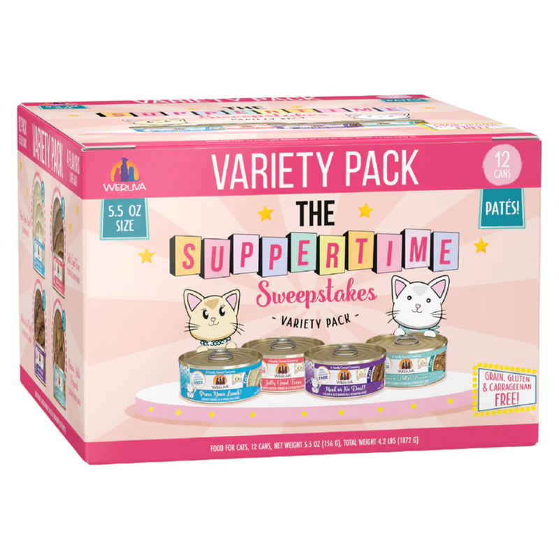 Canned Cat Food - Paté - THE SUPPERTIME Sweepstakes - Variety Pack