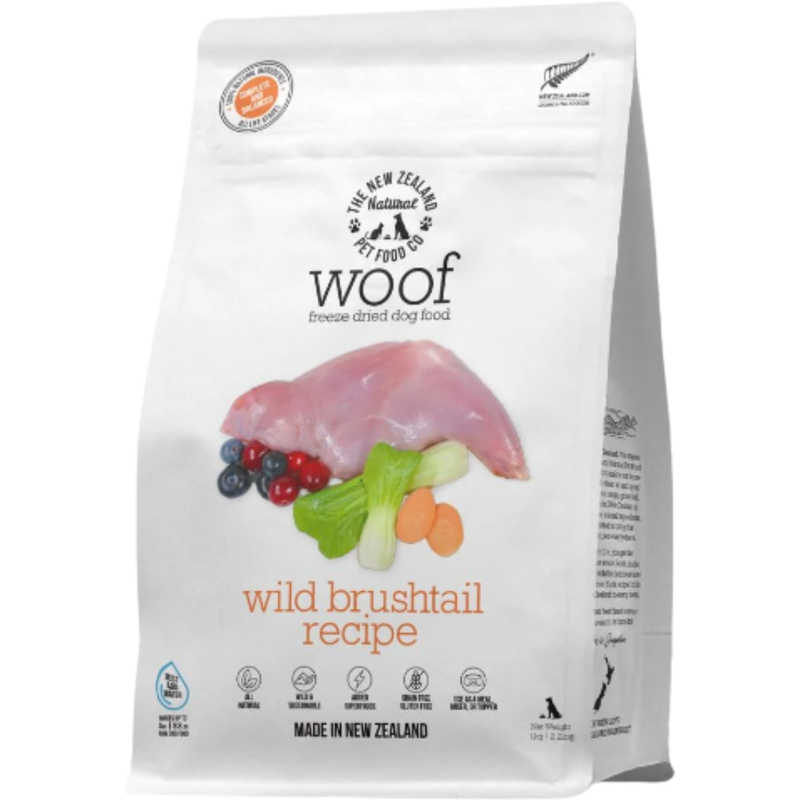 Freeze Dried Dog Food - Woof - Wild Brushtail Recipe