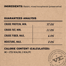 Treat de chat séché de gel - piqûres de lapin - 0.9 oz