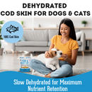 Dog & Cat Treat - Fish & Noooo Chips - Premium Dehydrated Cod Skin