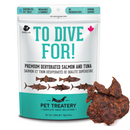 Dog & Cat Treat - To Dive For - Premium Dehydrated Protein Wild Salmon & Tuna