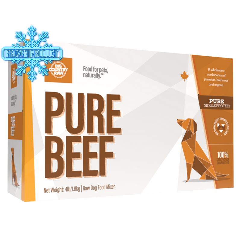 Frozen Raw Food - PURES - Pure Beef Carton