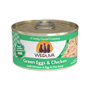 Nourriture pour chats en conserve - Classic - Oeufs verts et poulet - avec poulet et œuf dans la soupe de pois