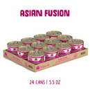 Nourriture pour chats en conserve - Classique - Fusion asiatique - avec thon et shirasu à la sauce