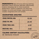 Freeze Dried Dog Food - Soft Nibs - Beef & Salmon