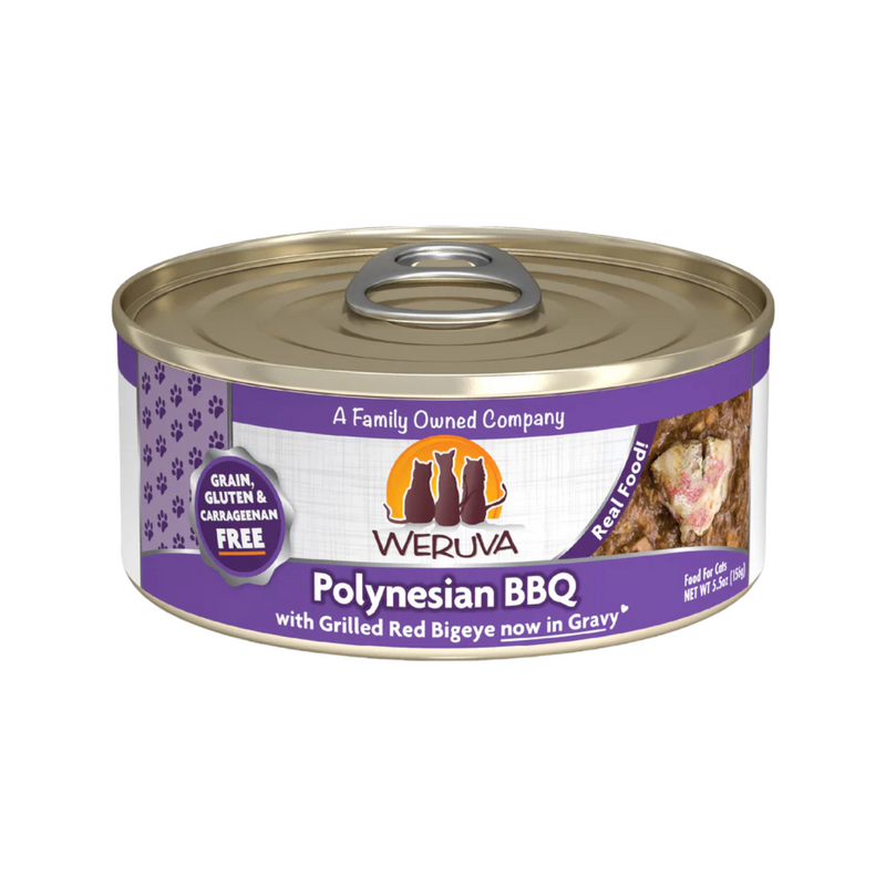 Canned Cat Food - CLASSIC - Polynesian BBQ - Grilled Red Bigeye in Gravy