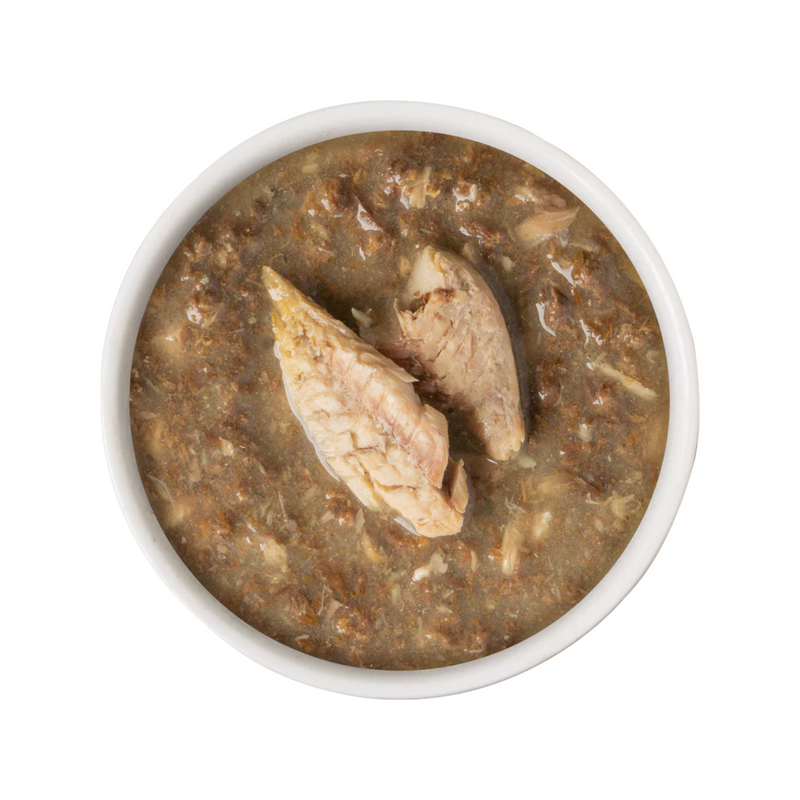 Nourriture pour chats en conserve - Classique - Mack et Jack - avec du maquerel et du skipjack grillé dans la sauce