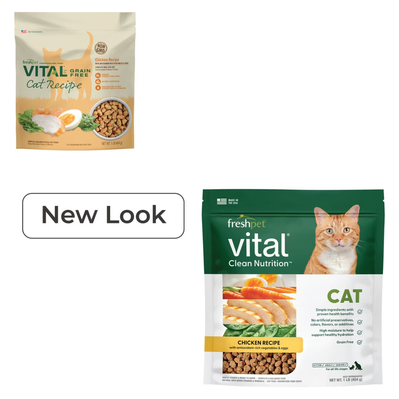 Cooked Cat Food - VITAL, Grain Free Chicken Recipe with Antioxidant ...