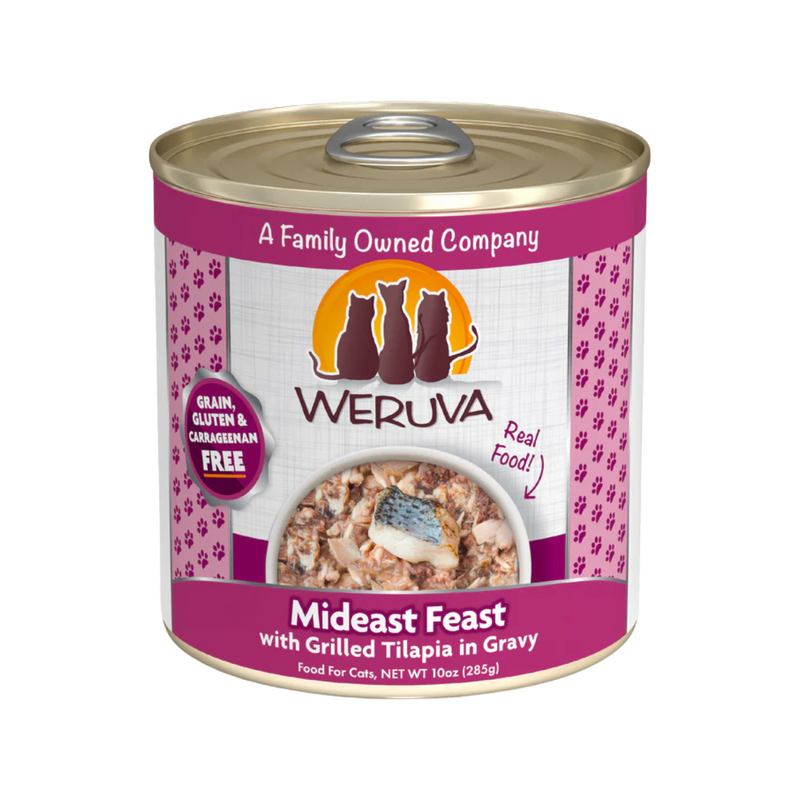 Nourriture pour chats en conserve - Classique - Fête du Moyen-Orient - avec tilapia grillé dans la sauce