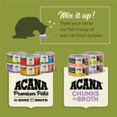 Canned Cat Food - CHUNKS IN BROTH - Chicken & Salmon Recipe - Kitten