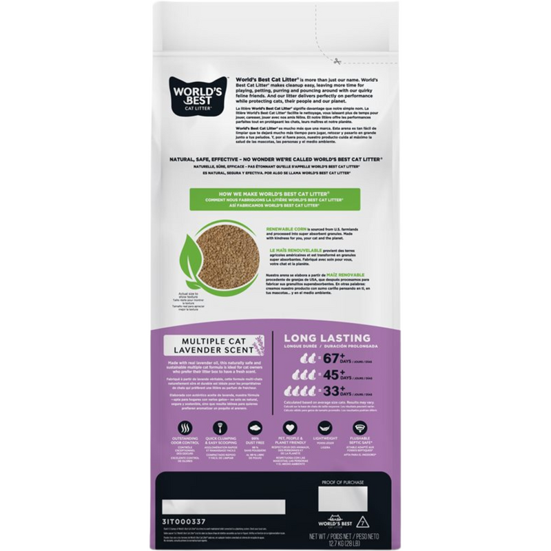Clumping Cat Litter - Multiple Cat - Lavender Scent