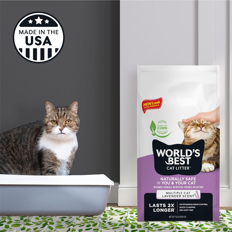Clumping Cat Litter - Multiple Cat - Lavender Scent