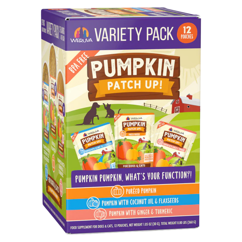 Wet Food Supplement For Dogs & Cats - PUMPKIN PATCH UP! - Variety Pack
