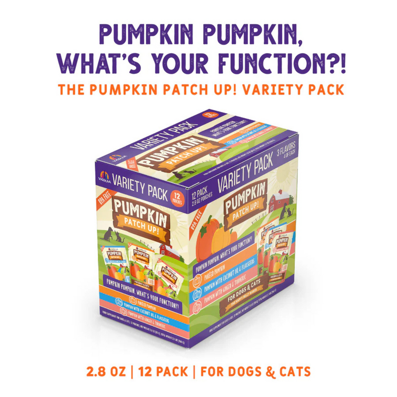 Wet Food Supplement For Dogs & Cats - PUMPKIN PATCH UP! - Variety Pack