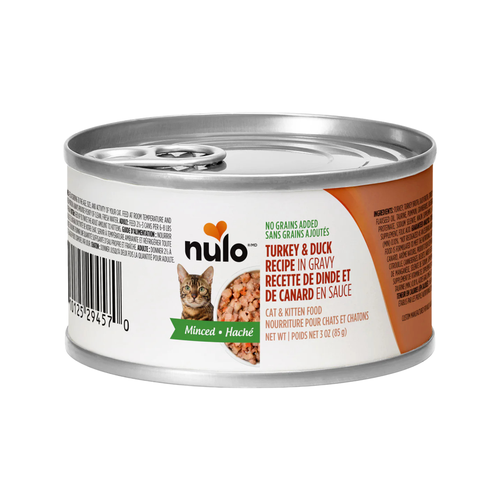 Canned Cat Food - Minced Turkey & Duck Recipe in Gravy