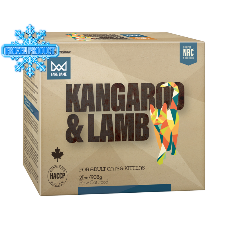 Cat Frozen Raw - Tarif Game - Kangaroo & Lamb - 2 lb