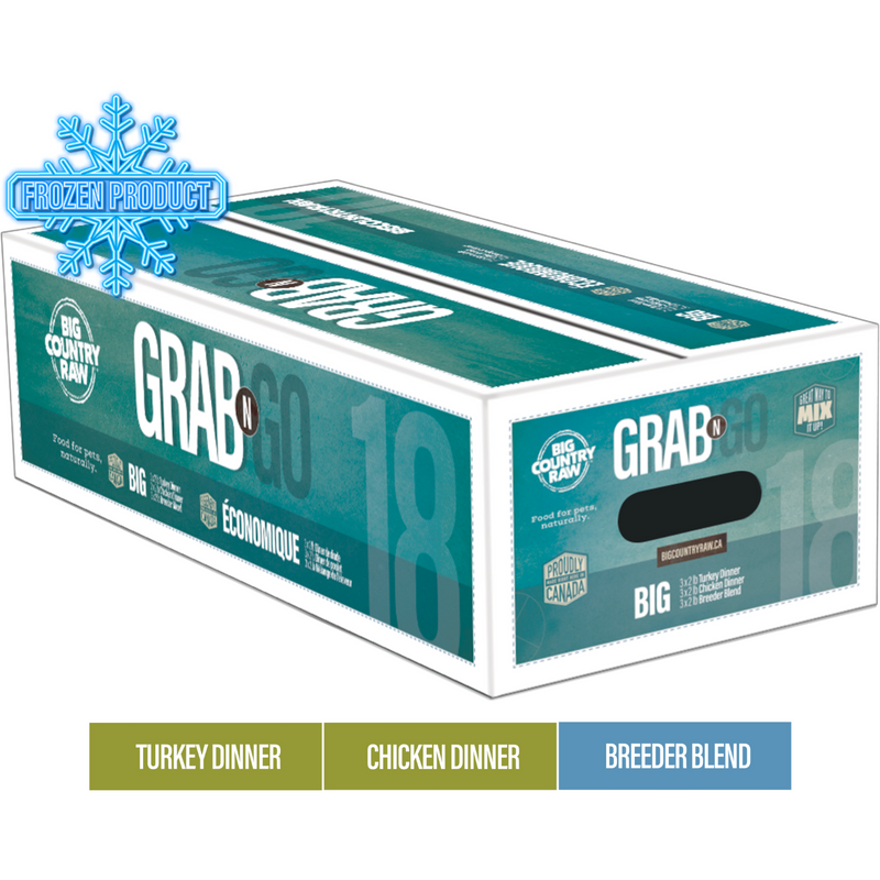 Dog Frozen Raw - Grab N Go Big 18