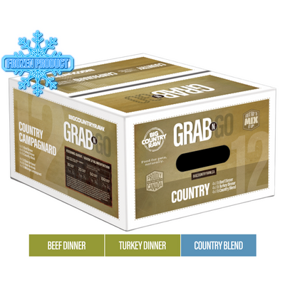 Dog Frozen Raw - Grab N Go Country 12