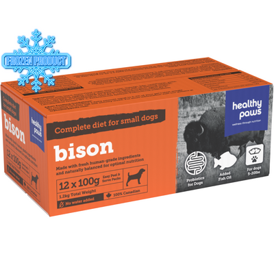 Dog Frozen Raw - Small Breed - Bison