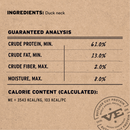 Freeze Dried Dog Treat - Raw Bar - Duck Neck
