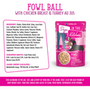 Wet Dog Food - Dogs in the Kitchen - Fowl Ball - Chicken Breast & Turkey Au Jus