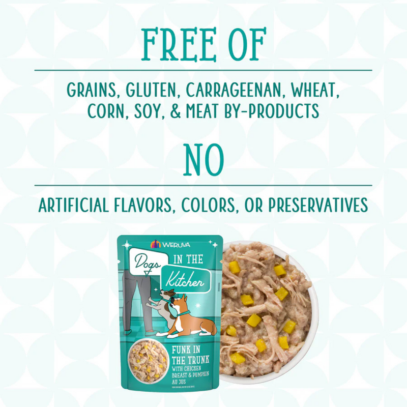 Wet Dog Food - Dogs in the Kitchen - Funk in the Trunk - Chicken Breast & Pumpkin Au Jus
