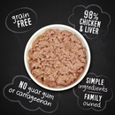 Nourriture pour chats en conserve - Recette de poulet et hépatique - 5,5 oz