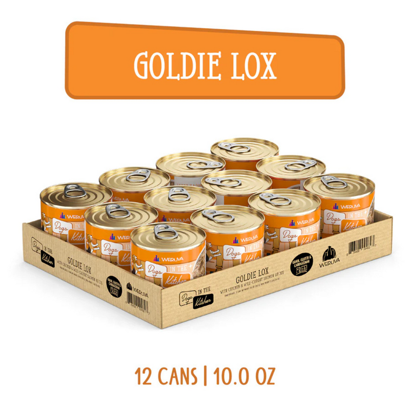 Canned Dog Food - Dogs in the Kitchen - Goldie Lox - Chicken & Wild Caught Salmon Au Jus