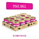 Canned Dog Food - Dogs in the Kitchen - Fowl Ball - Chicken Breast & Turkey Au Jus