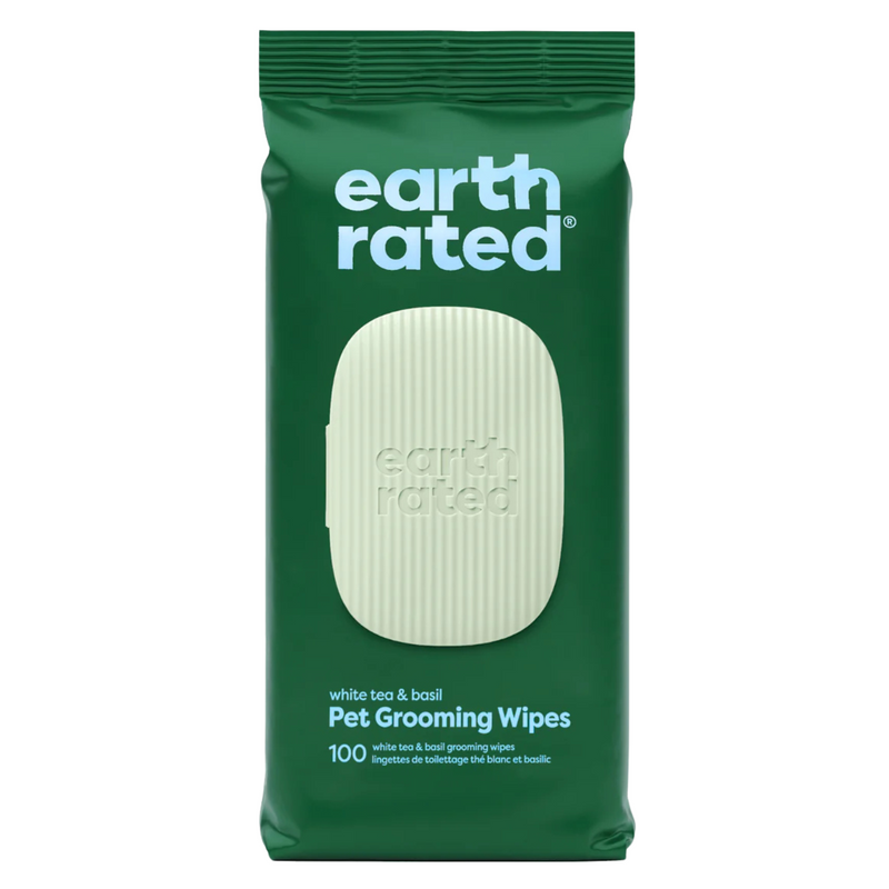Textured Pet Grooming Wipes - White Tea & Basil