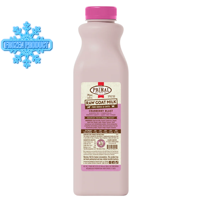 Raw Goat Milk For Cats & Dogs - Cranberry Blast Recipe