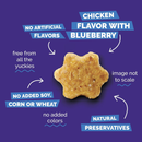 Crunchy Cat Treat - Chicken Flavor with Blueberry