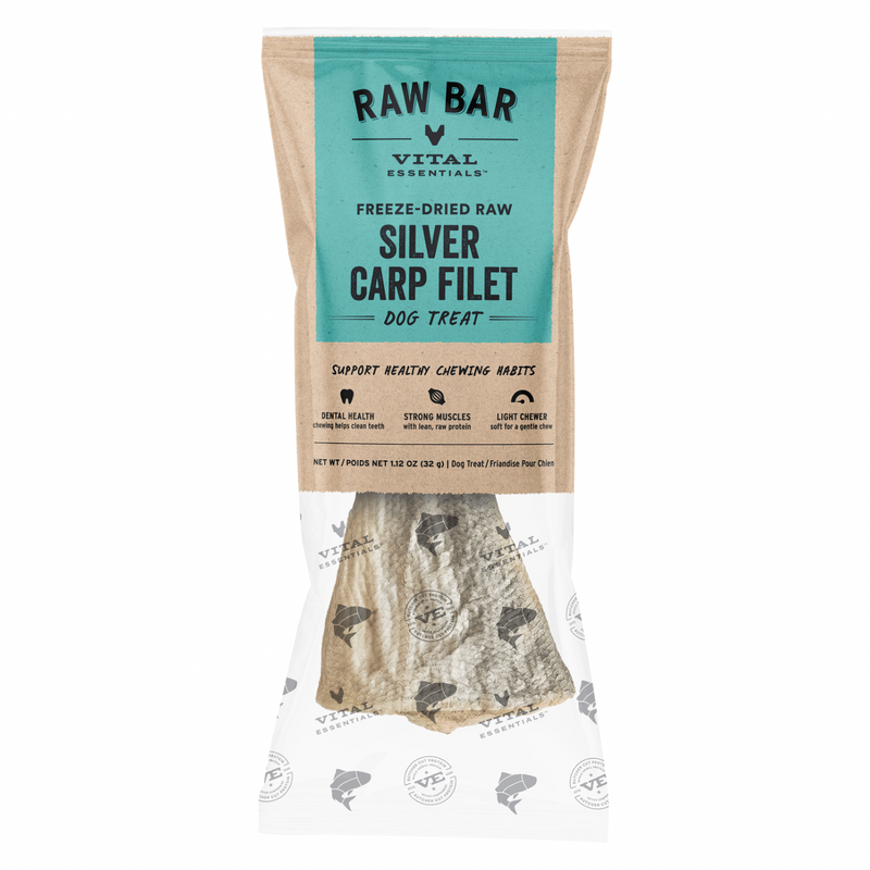 Freeze Dried Dog Treat - Raw Bar - Silver Carp Filet