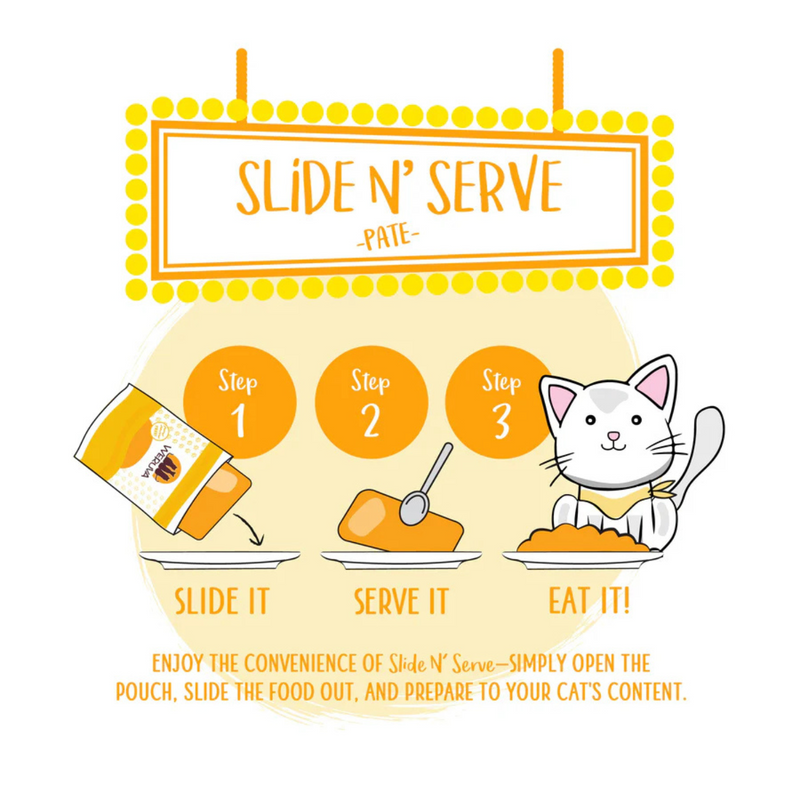 Slide N' Serve - 猫咪妙鲜包 - The Slice is Right - 野生三文鱼肉酱
