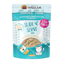 Pochette de chat - Slide N 'Servir - Family Food - Poitrine Poitrine Dîner avec thon Paté - 2,8 oz