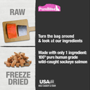 Freeze Dried Dog Treat, Wild-Caught Salmon